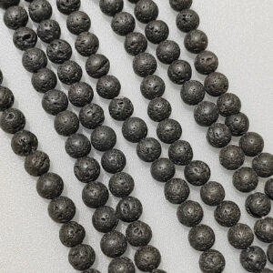 36 gemas piedras semipreciosas lava 8mm