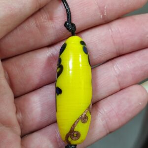 cuenta de cristal de murano antigua