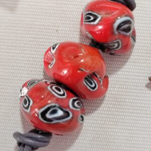 cuenta de murrina triangular