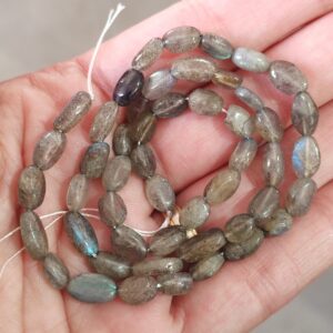 1 hilo de labradoritas con destellos 7-10mm