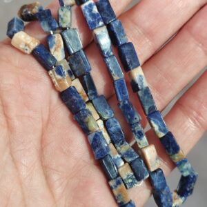 hilo de sodalitas rectangulares 7-8x4mm