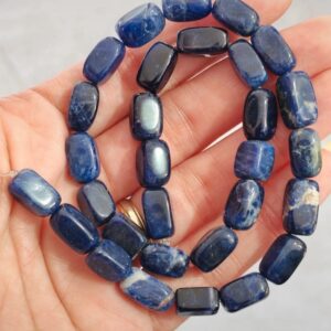 1 hilo de sodalitas rectangulares 12x8mm