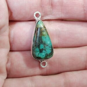 conector turquesa africana 31x12mm