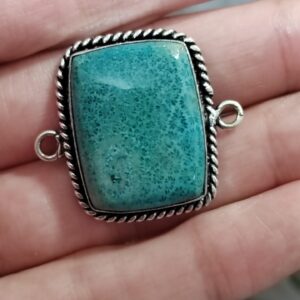 cuenta de coral fósil 31x28mm