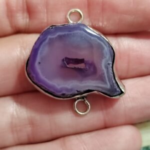 ágata morada 30x28mm