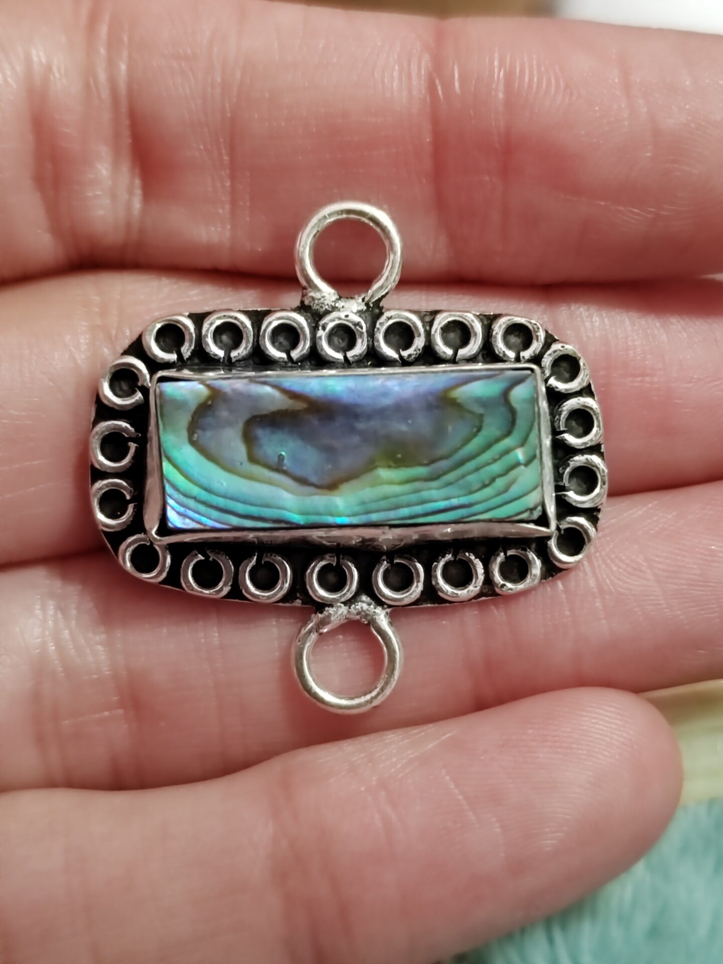 conector abalone 925 medidas 30mm - Imagen 2