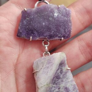 colgante de amatista 925