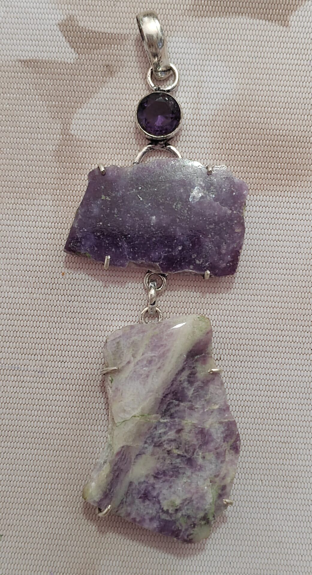 colgante de amatista 925 - Imagen 2