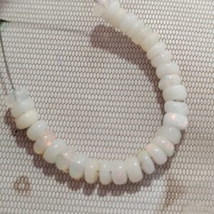 30 cuentas ópalo Etiopía 4x2mm