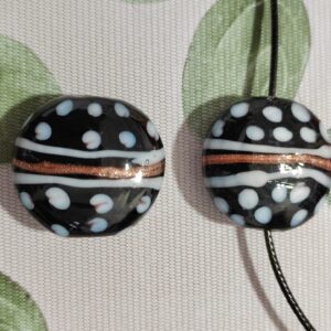 cuenta de cristal de murano 24x22mm