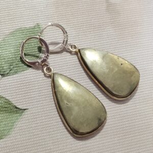 pendientes 925 y pirita