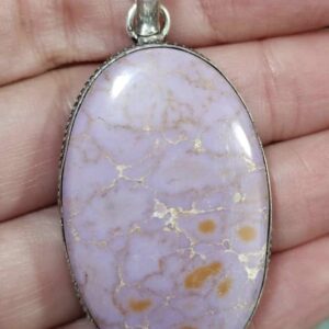 colgante purpurina 925