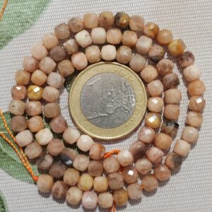 1 hilo de Heliolita (piedra solar) 5mm