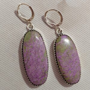 pendientes 925 purpurita