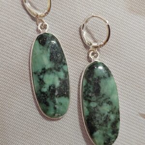 pendientes turquesa africana 925