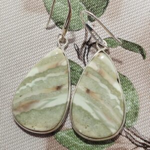 pendientes jaspe imperial 925