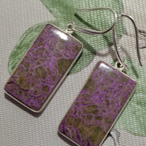 pendientes jaspe imperial 925