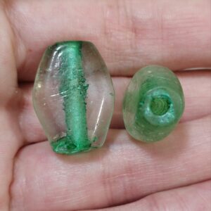 1 cuenta murano verde