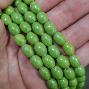 1 hilo 40 cuentas de murano verde