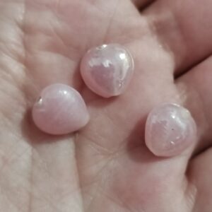 1 cuenta corazón rosa murano 10mm