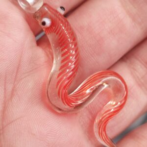 cuenta murano serpiente naranjas 4,7 centímetros