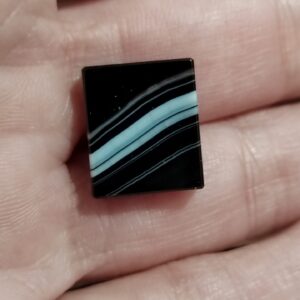 cabujón ágata bandeada 14x12mm