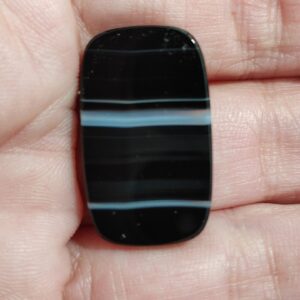 cabujón ágata bandeada 25x15mm
