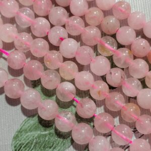 hilo cuarzo rosa 8mm
