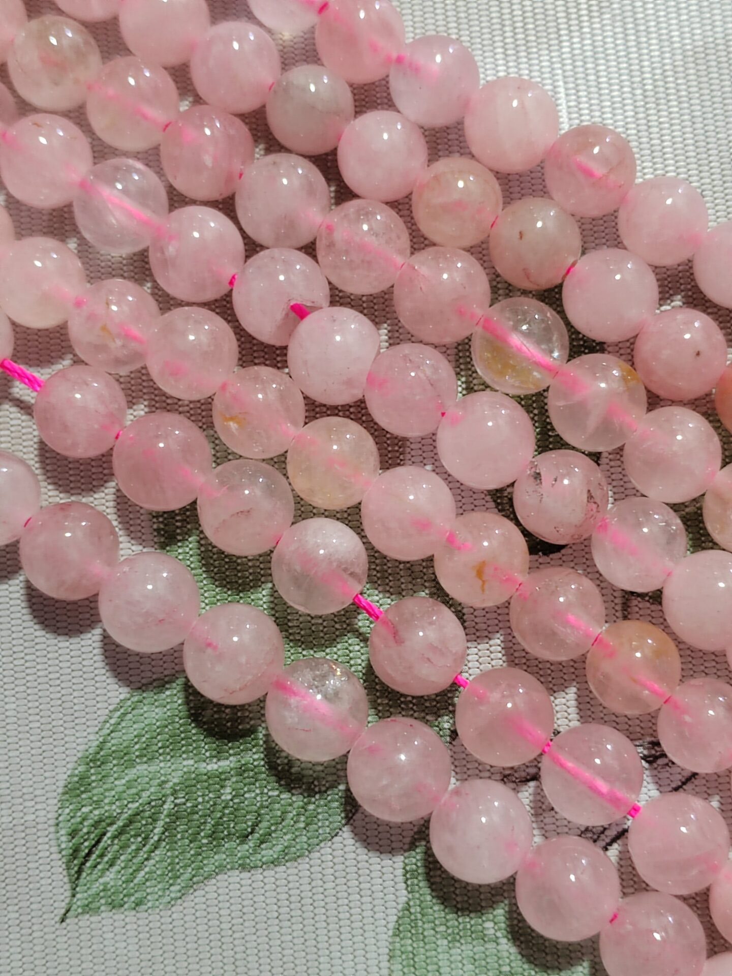 hilo cuarzo rosa 8mm