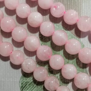 hilo de cuarzo rosa 8mm