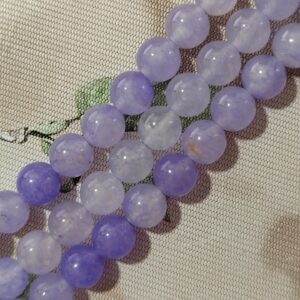 1 hilo de jade lavanda 8mm