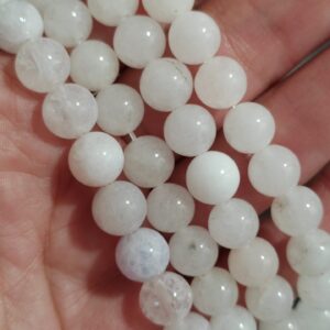 1 hilo de cuarzo blanco 8mm