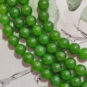 1 hilo jade verde esmeralda 8mm