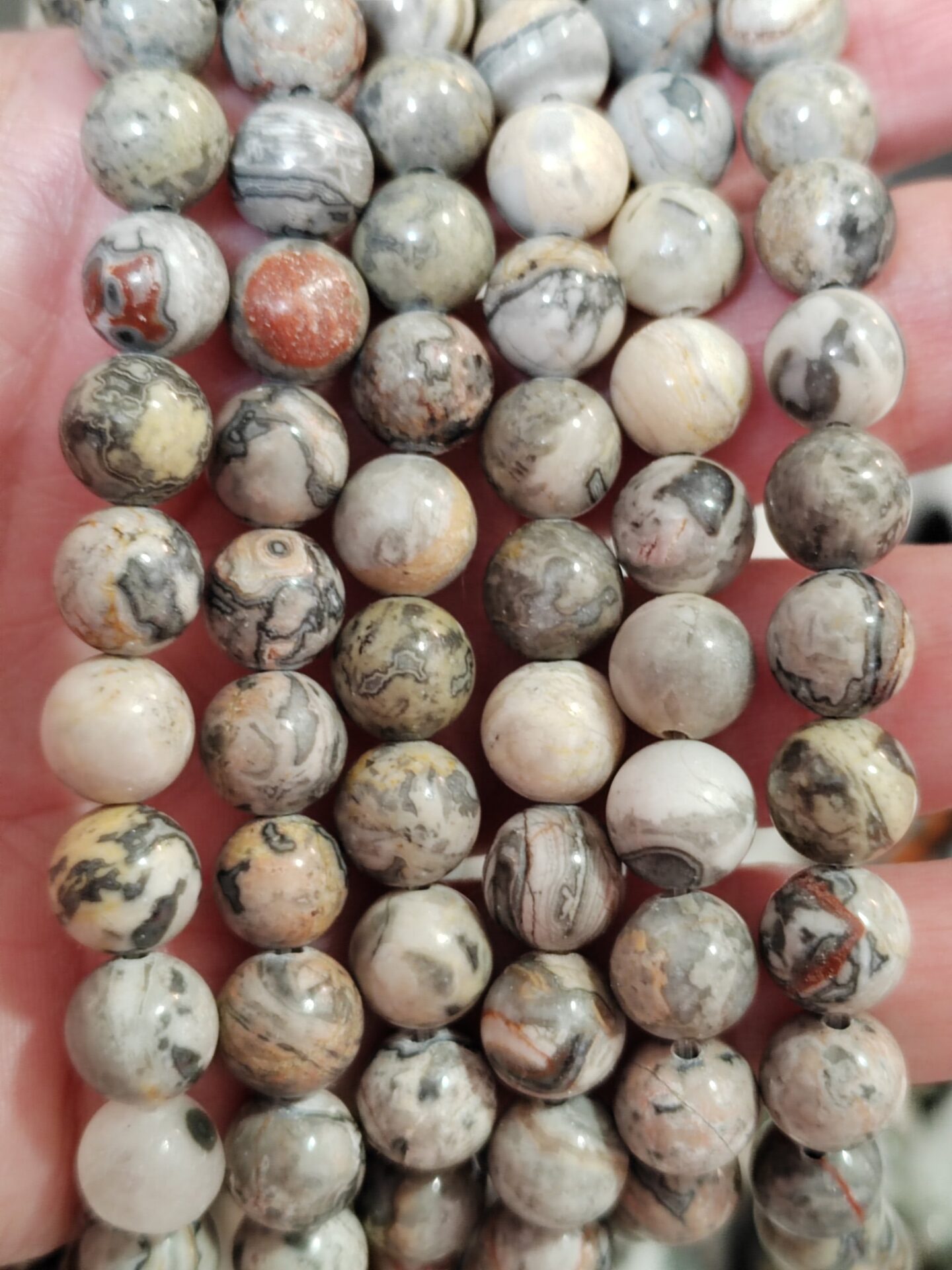 1 hilo Picasso jaspe 8mm