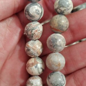 1 hilo de Picasso jasper 10mm