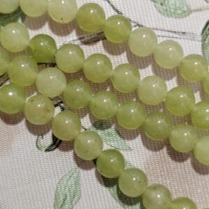 1 hilo de jade natural 8mm