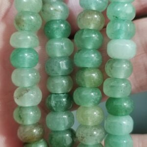 1 hilo aventurina rondel 6x4mm