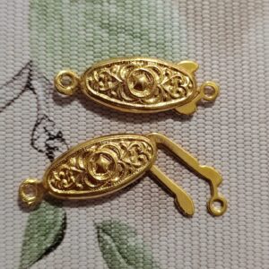 cierre langosta dorado 21x7mm