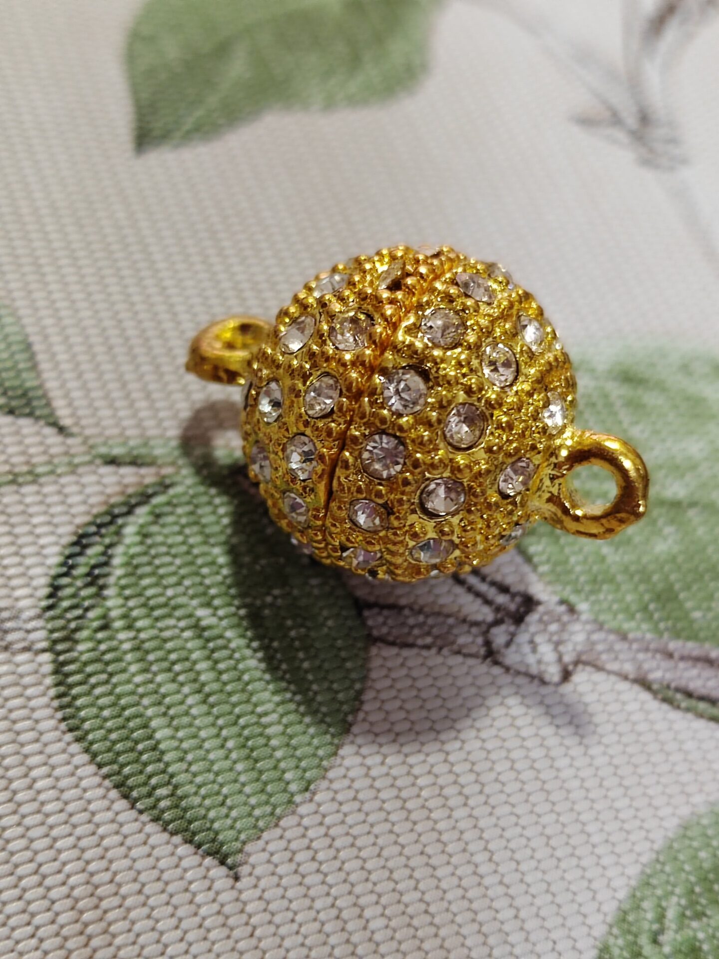 1 cierre imán con strass 24x17mm